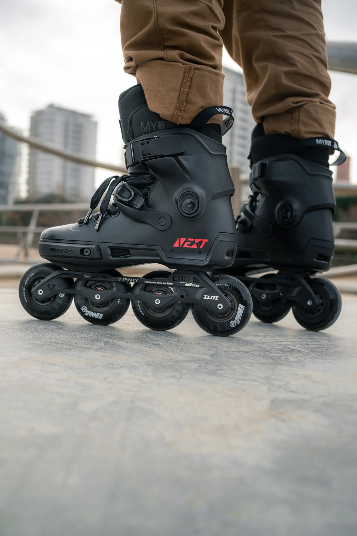 SKA908329 POWERSLIDE Next 80 Core Black Urban Inlineskates Inline Skating Inliner Skateshop und Skateschule Weil am Rhein SkaMiDan