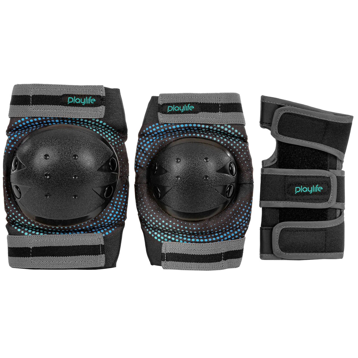 SKA880332 PLAYLIFE Joker Blue Glow Kids Tri-Pack Schoner Schützerset Gelenkschutz Schützer Schoner Inliner Schoner Inline Schützer protectors skate Skate Schützer Inliner Schützer Schutzausrüstung Fingerschutz Handschuhe inline skating inliner inlineksaten rollerbladen rollerskaten Inlineskates Rollerblades Fitness Skates Slalom Skates rollerblades rollerblading inline skating Lörrach Freiburg Basel Inliner Skateschule und Skateshop Weil am Rhein SkaMiDan
