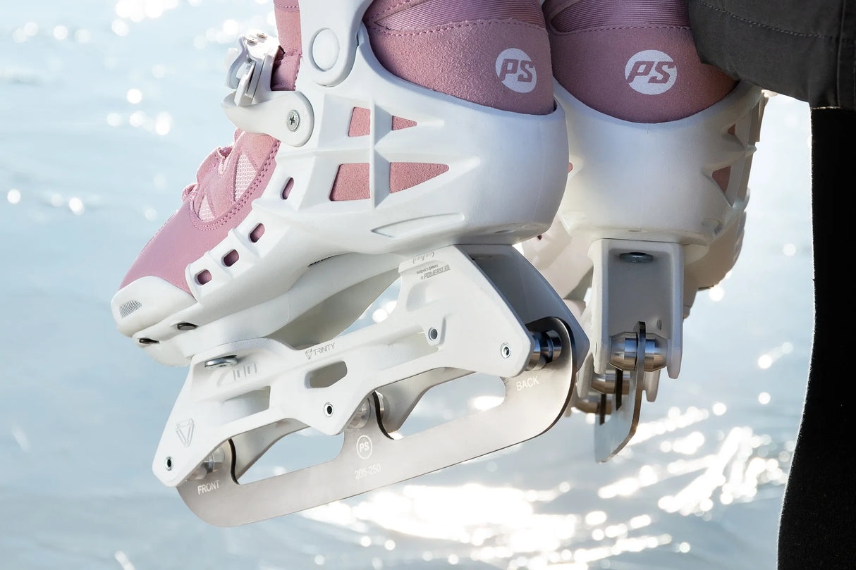 SKA902294 POWERSLIDE Sabres 3 Convertible Ice Blades 3 Pink | Rosa | Schlittschuhkufen für Inlineskates Inliner Schlittschuhkufen Eiskufen für Inlineskates Eiskufen Inliner Eiskufen Rollerblades Eislaufen Schlittschuhkufen Inliner Schlittschuhkufen Iceblades rollerblades ice blades inline skates Inlinskates Triskates Dreiroller Kufen für Inlineskates Schlittschuhkufen für Skates Rollerblades rollerblading convertible ice blades transformer ice blades inline skating inlineksates inline skating ice skating ic