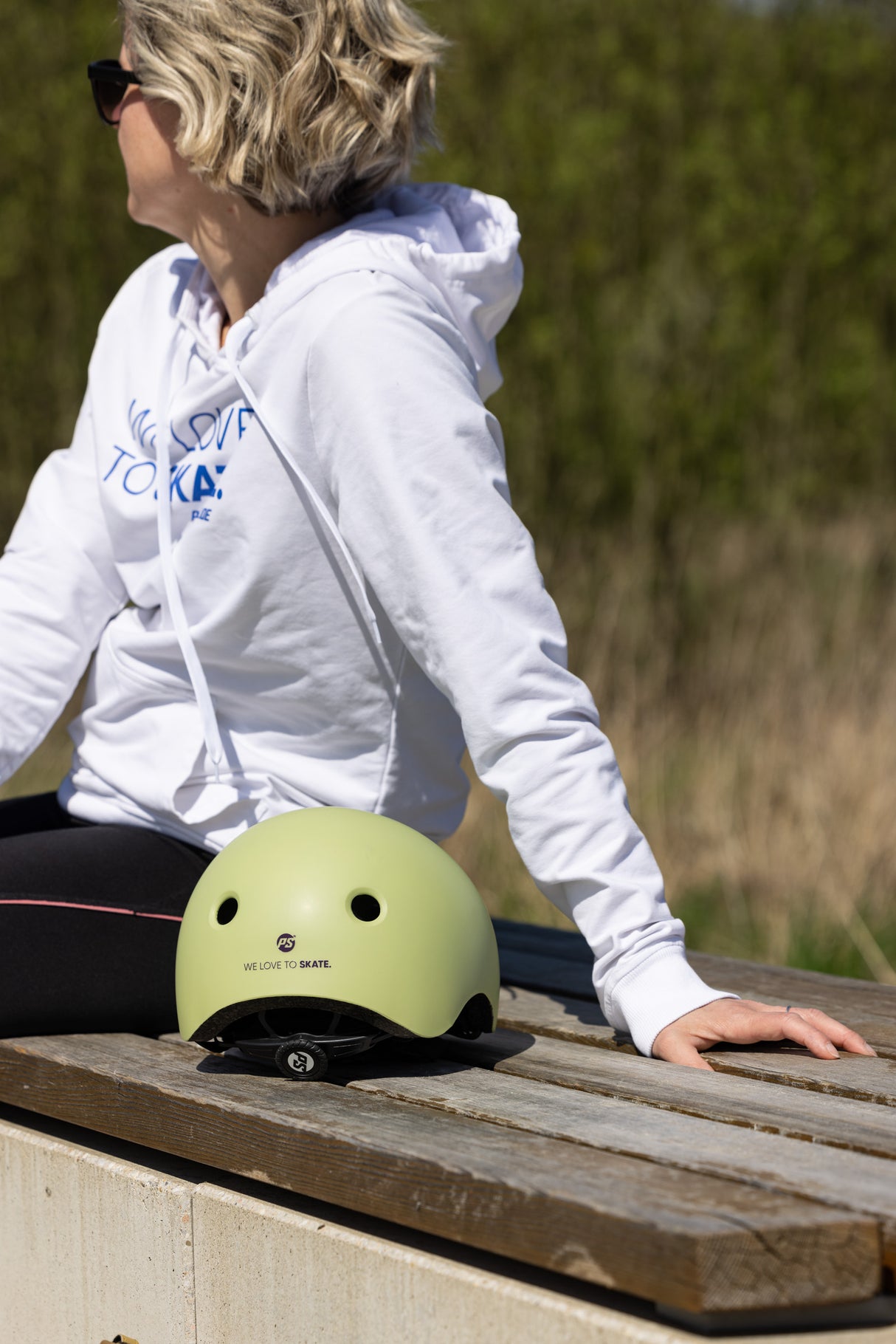 SKA903323 POWERSLIDE Urban Cool Matcha | Grün | Größenverstellbar | Kinder + Erwachsene | Stunt Skatehelm