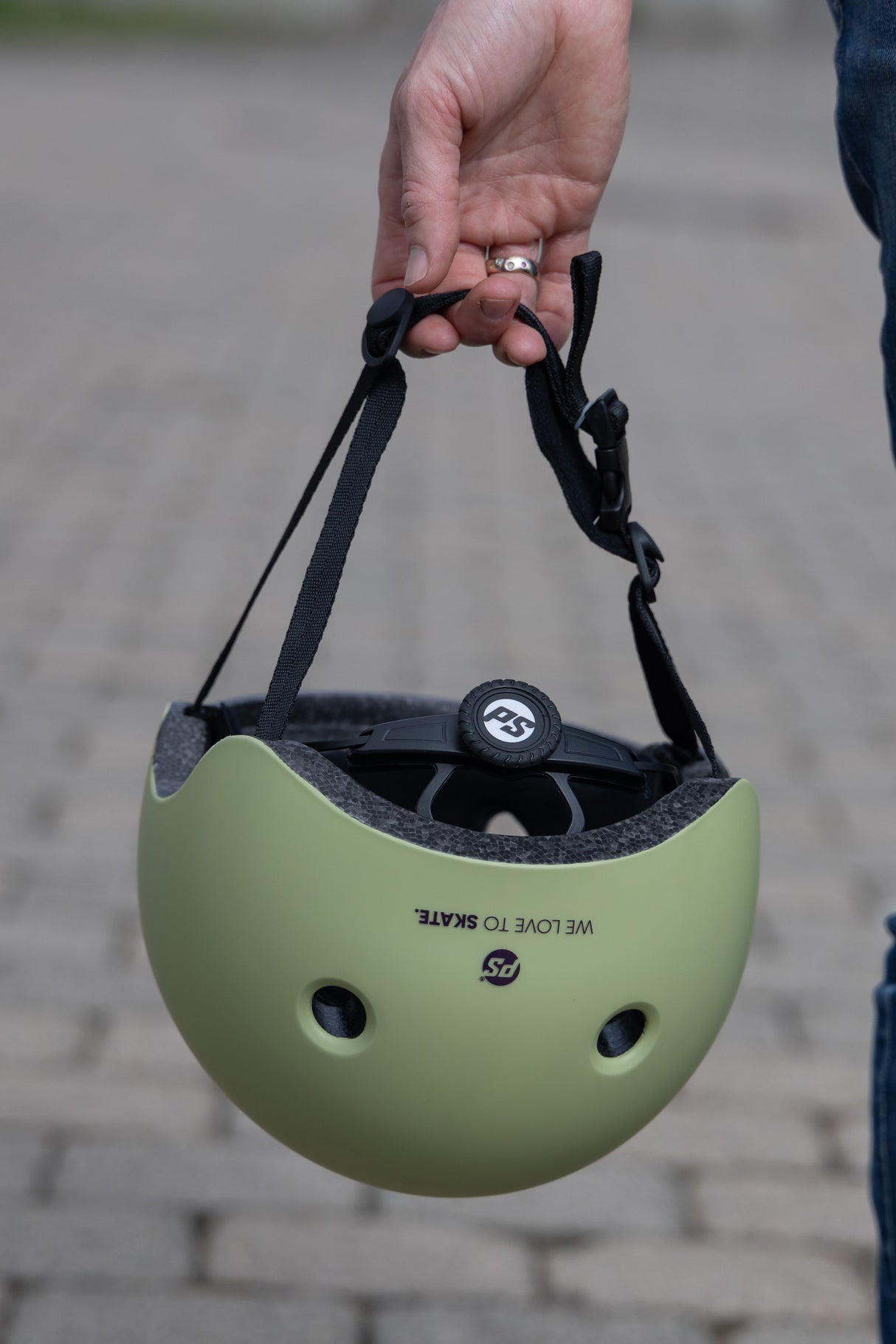 SKA903323 POWERSLIDE Urban Cool Matcha | Grün | Größenverstellbar | Kinder + Erwachsene | Stunt Skatehelm