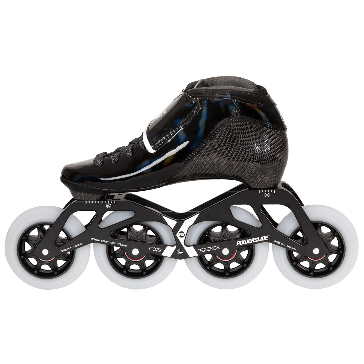 SKA904636 POWERSLIDE Accel Race Black Kids | 165mm Dual Point Mounting | Größenverstellbar | Speed Inlineskates für Kinder | Inline Speed Skating | Inlineskates Trinity X Freestyle Inlineskates Inlineskates Weiß Lila Freestyle Inline Skating Slalom Skating Slalom Schiene Best Freestyle Skate Slalom Skate Powerslide Hardcore Evo Pro 90 2021 Slalom Frame Freestyle Frame Schienen Frames Speed Inline Skating Urban Inlineskates Trinity Trinity X Powerslide Trinity Schienen Trinity Frames Urban Inline Skating Urb