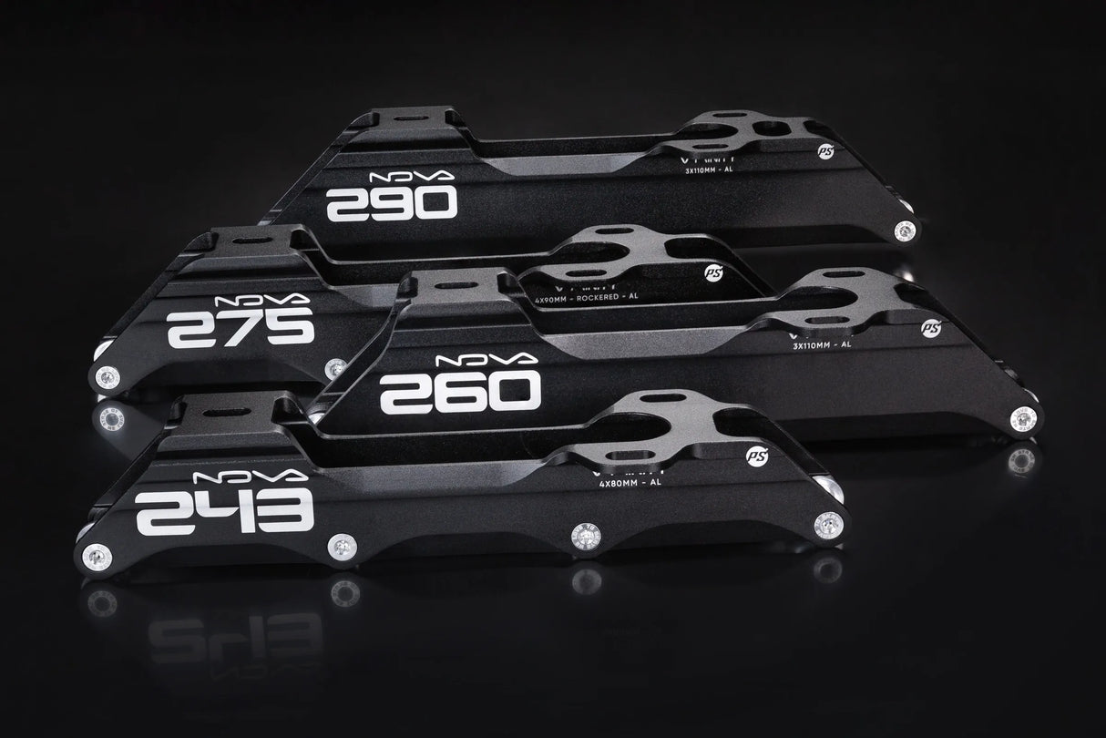 SKA904648 POWERSLIDE Nova Frame 4x80 243mm | Inlineskates Trinity X Freestyle Inlineskates Inlineskates Freestyle Inline Skating Slalom Skating Slalom Schiene Best Freestyle Skate Slalom Skate Powerslide Hardcore Evo Pro 90 2021 Slalom