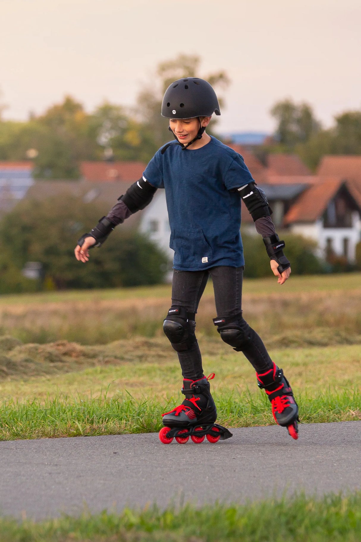 SKA906023 POWERSLIDE Allround Adventure Schwarz Kinder Skatehelm SkaMiDan