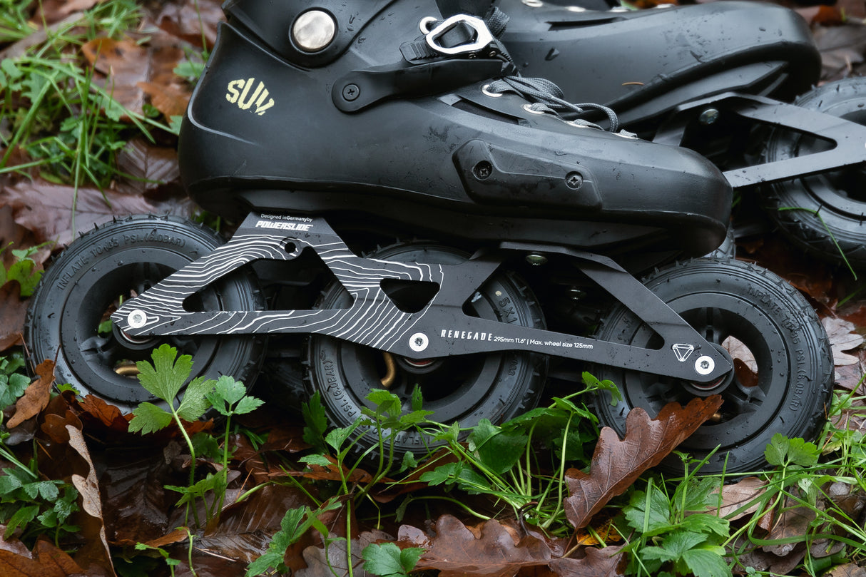 SKA908245_POWERSLIDE Trinity Renegade SUV Offroad Frameset 3x125 295mm | Trinity X | Offroad Inlineskates Trinity X Offroad Inline Skating Off-road inline skates offroad inliner SUV skates SUV Rollerblades SUV Inlnineskates SUV Air Wheels Air Rims Air Tire Off-Road Skating SUV Skating Off road inline skating off road blading Urban Inlineskate Fitness Inlineskates Inlineskates Sport Inline Skates Rollerblades Urban Inline Skating Urban Inline Skating Freeskates Trainng Skates Strecken Skates Trinity Skates E