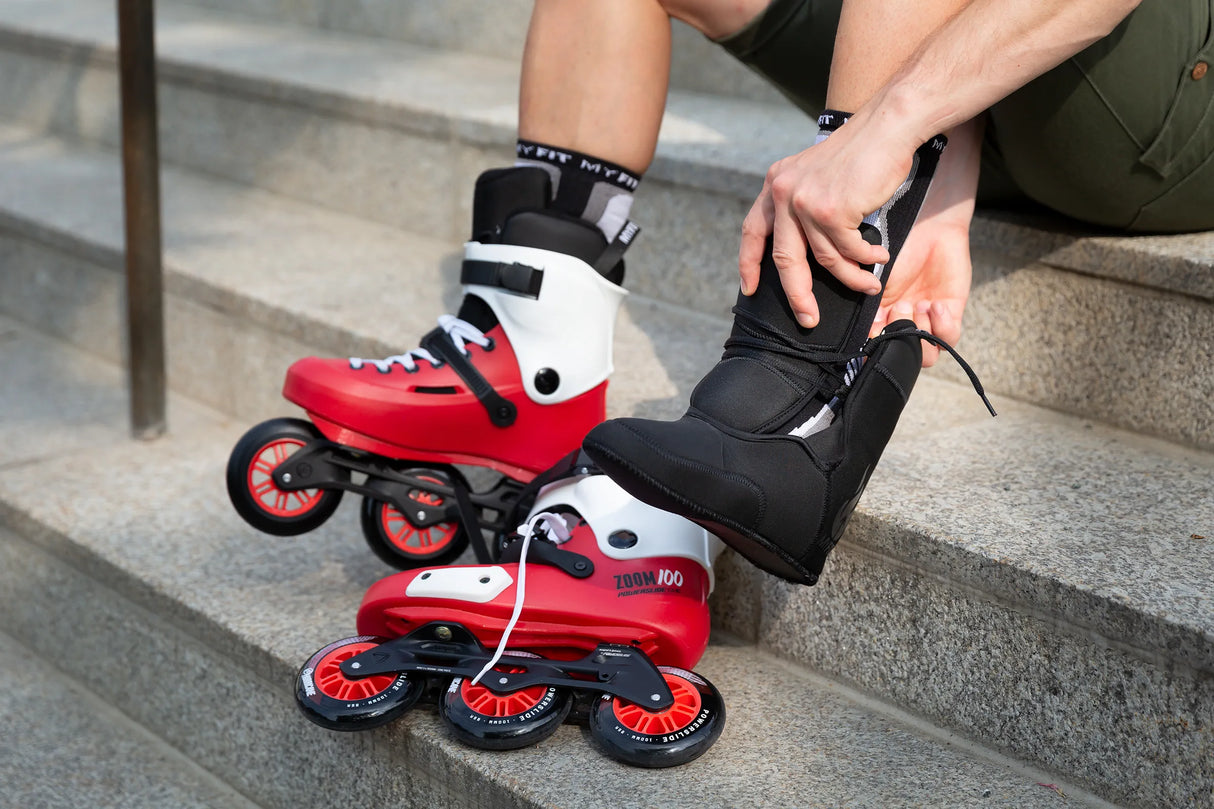 SKA908301 MYFIT SPC Dual Fit Liner Thermisch formbarer Innenschuh für Inlineskates Trinity X Freestyle Inlineskates Inlineskates Weiß Lila Freestyle Inline Skating Slalom Skating Slalom Schiene Best Freestyle Skate Slalom Skate Powerslide Hardcore Evo Pro 90 2021 Slalom Frame Freestyle Frame Schienen Frames Speed Inline Skating Urban Inlineskates Trinity Trinity X Powerslide Trinity Schienen Trinity Frames Urban Inline Skating Urban Inline Skating Freeskates City Skates Fitness Inliner Sport Skates Sport In
