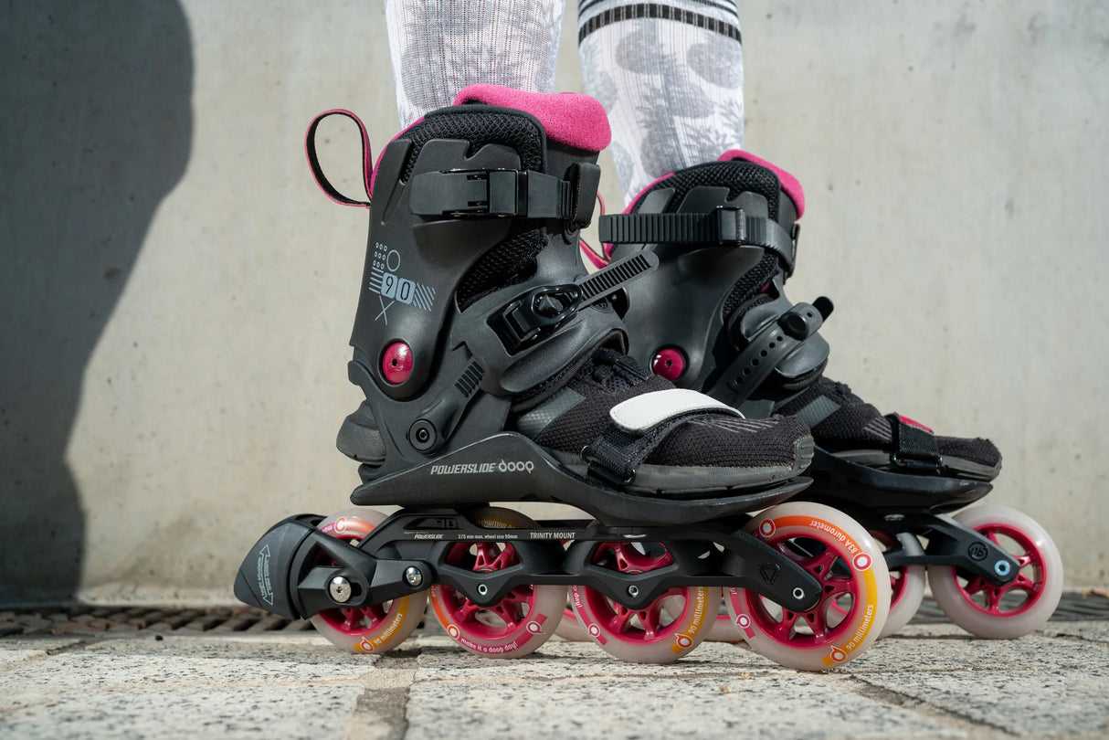 SKA909042 Powerslide Doop Purple Dusk 90 Inliner Skateschule und Skateshop Weil am Rhein SkaMiDan