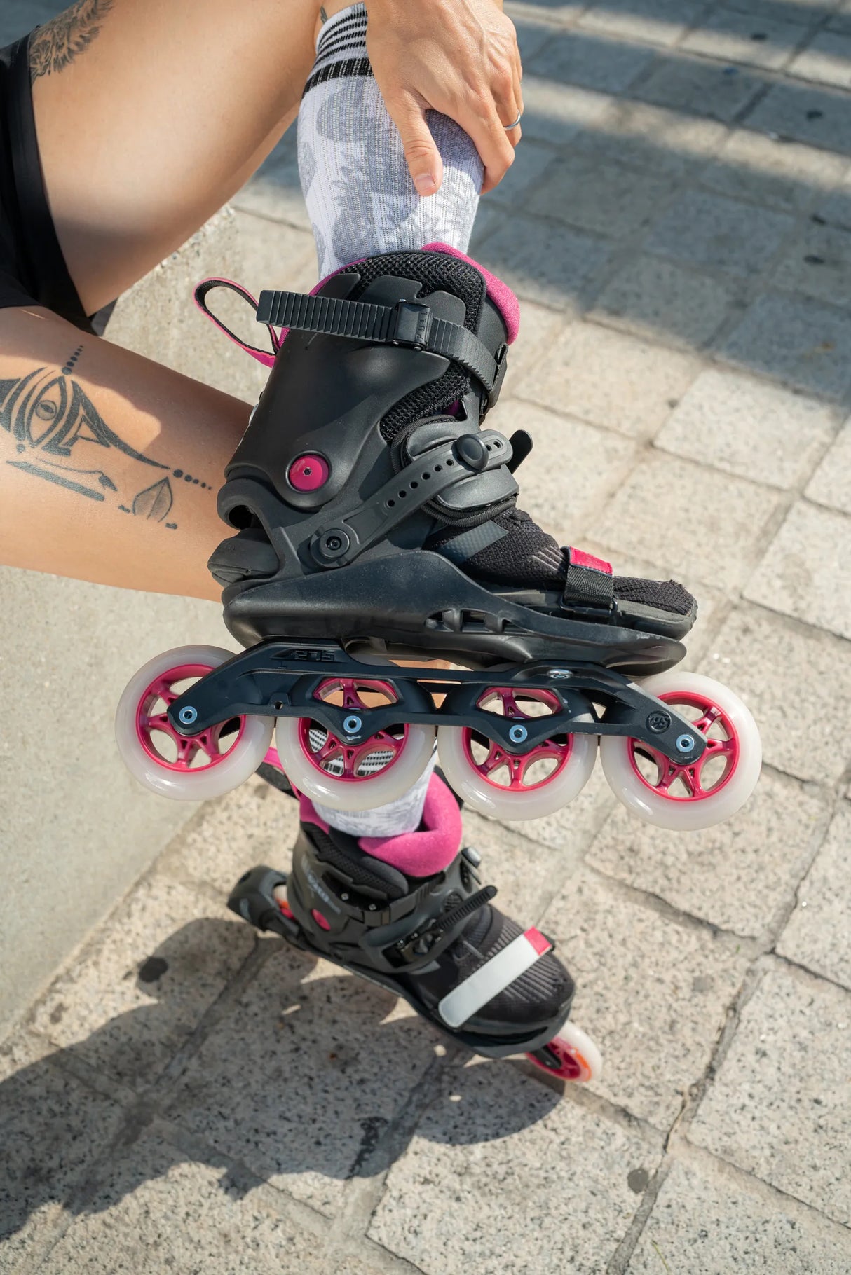 SKA909042 Powerslide Doop Purple Dusk 90 Inliner Skateschule und Skateshop Weil am Rhein SkaMiDan