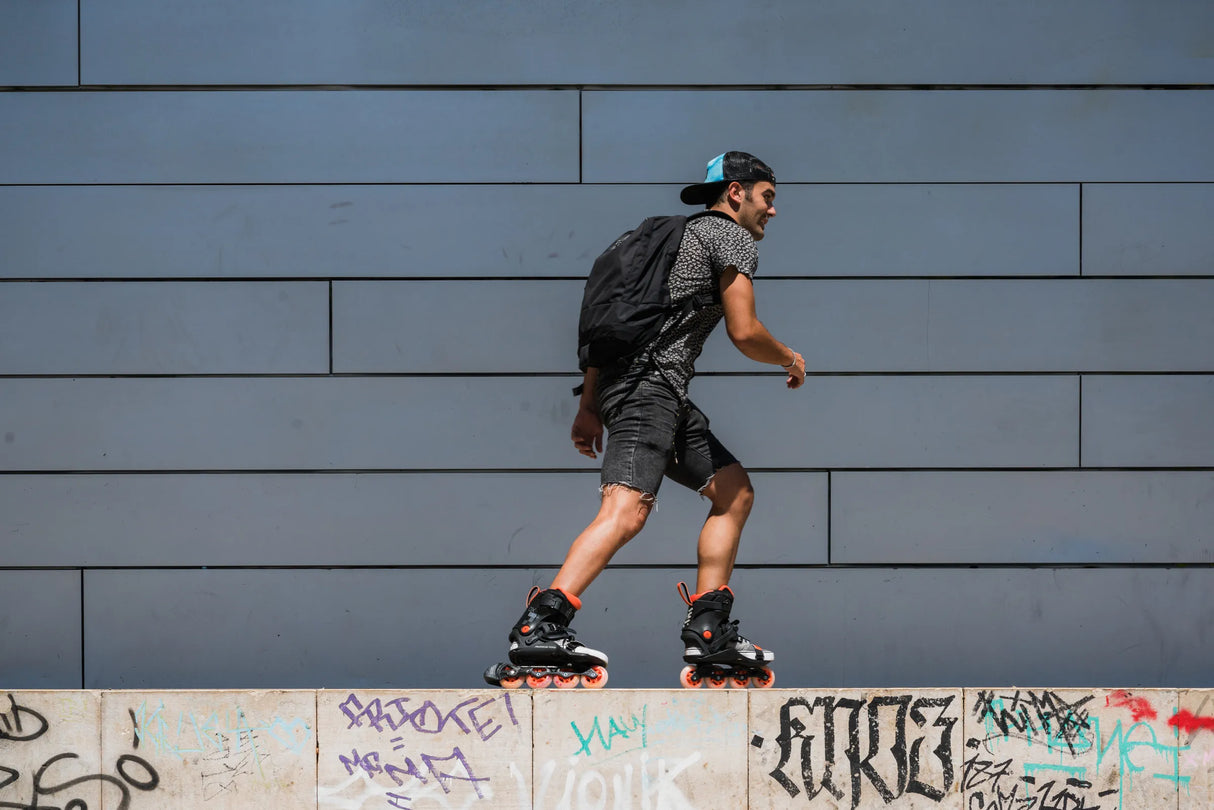 Rental | Powerslide Doop Orange Sunset 80 | Trinity X | Step-In Inline Skates