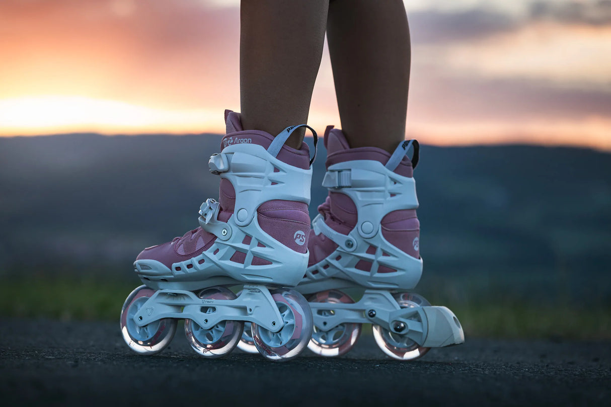 SKA940669 POWERSLIDE Phuzion Argon Rose 100 | Trinity X | Fitness Inlineskates Fitness Inline Skating Rollerblading Freizeitskates Freizeit Skating Inlinerfahren Inliner laufen Skating Rollerblades Inline Skateschule und Skateshop SkaMiDan Weil am Rhein Deutschland Germany