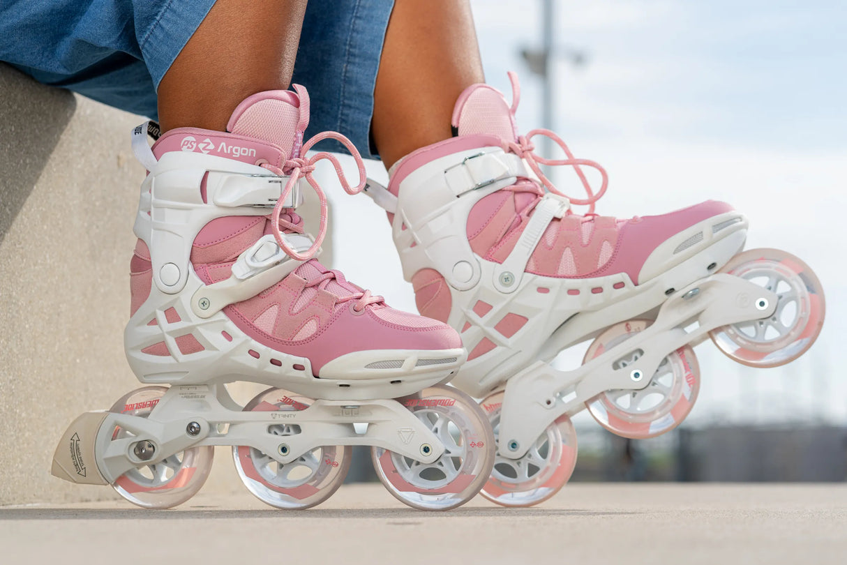SKA940669 POWERSLIDE Phuzion Argon Rose 100 | Trinity X | Fitness Inlineskates Fitness Inline Skating Rollerblading Freizeitskates Freizeit Skating Inlinerfahren Inliner laufen Skating Rollerblades Inline Skateschule und Skateshop SkaMiDan Weil am Rhein Deutschland Germany
