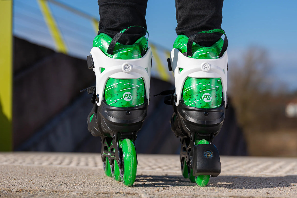 SKA940688 POWERSLIDE Phuzion Universe Green 3W XXII Kinder Inlineskates Kinder Inliner Kids Skates Rollerblades Inlineskates für Kinder Junior Skates Verstellbare Skates Größenverstlelbare Inlineskates für Kinder Kinder Inliner Kids Inliner Kids Rollerblades Urban Inline Skating Urban Inline Skating Freeskates City Skates Fitness Inliner Sport Skates Sport Inliner Rollerblades Rollerblading Lörrach Freiburg Basel Inliner Skateschule und Skateshop Weil am Rhein SkaMiDan Deutschland Germany