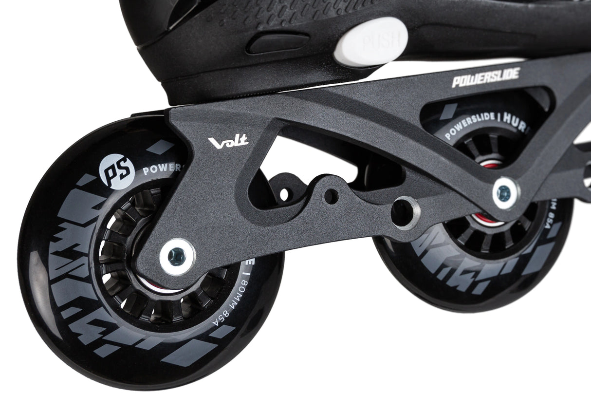 SKA940702 POWERSLIDE Jet Pro Black adj. | Größenverstellbarer Kinder Skate | 3-4 Rollen Inlineskates für Kinder Kinder Inliner Kids Inliner Kids Rollerblades Urban Inline Skating Urban Inline Skating Freeskates City Skates Fitness Inliner Sport Skates Sport Inliner Rollerblades Rollerblading Lörrach Freiburg Basel Inliner Skateschule und Skateshop Weil am Rhein SkaMiDan Deutschland Germany