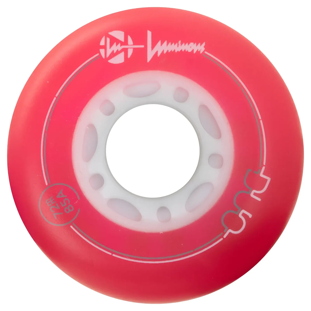 LUWL-LU7285-DUO-WH-WH/WhiteWhite Luminous LED Wheels Duo 72mm 85A – verschiedene Farben | Luminous LED Rollen für Inlineskates | Leuchtrollen | Fitness & Urban Inline Rollen Inline Skating Rollerblading Inlineskaterollen Skating Wheels for Rollerblader Rollen für Inlineskater Lörrach Freiburg Basel Inliner Richtige Größe right Size for Rollerblades Langhaltende Inlineskaterollen Longlasting Wheels for Rollerblading Skateschule und Skateshop Weil am Rhein SkaMiDan Deutschland Germany
