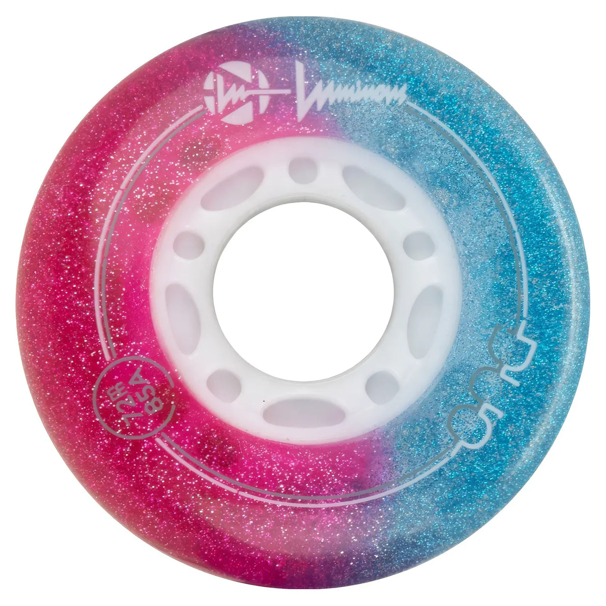 LUWL-LU7285-DUO-WH-WH/WhiteWhite Luminous LED Wheels Duo 72mm 85A – verschiedene Farben | Luminous LED Rollen für Inlineskates | Leuchtrollen | Fitness & Urban Inline Rollen Inline Skating Rollerblading Inlineskaterollen Skating Wheels for Rollerblader Rollen für Inlineskater Lörrach Freiburg Basel Inliner Richtige Größe right Size for Rollerblades Langhaltende Inlineskaterollen Longlasting Wheels for Rollerblading Skateschule und Skateshop Weil am Rhein SkaMiDan Deutschland Germany