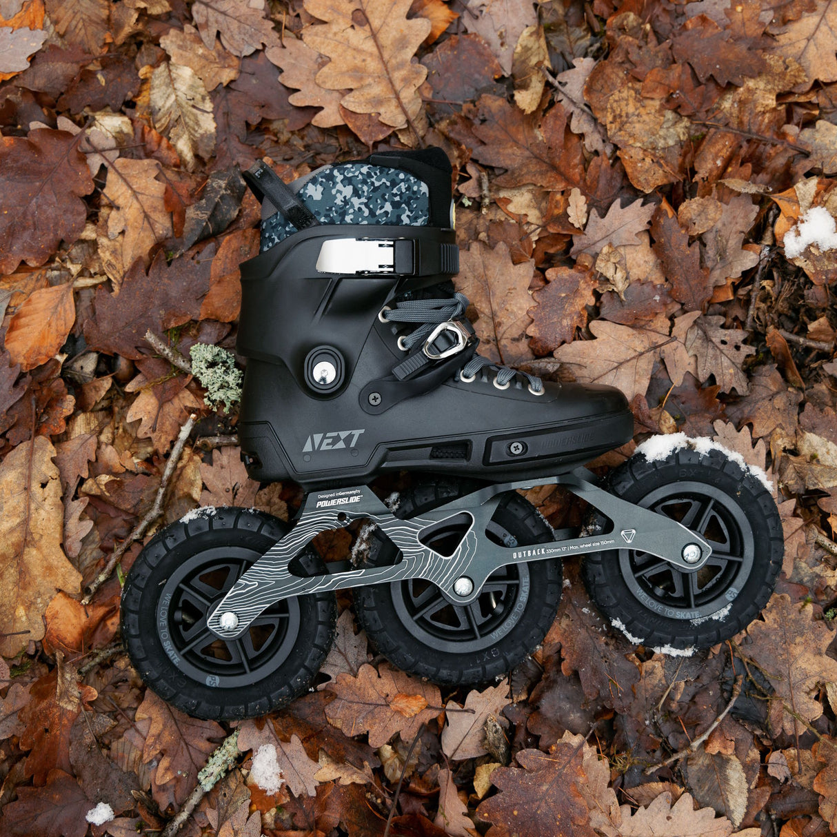 SKA908337 POWERSLIDE Next Outback 150 XXI SUV | Trinity X | Offroad Inlineskates Trinity X Offroad Inline Skating Off-road inline skates offroad inliner SUV skates SUV Rollerblades SUV Inlnineskates SUV Air Wheels Air Rims Air Tire Off-Road Skating SUV Skating Off road inline skating off road blading Urban Inlineskate Fitness Inlineskates Inlineskates Sport Inline Skates Rollerblades Urban Inline Skating Urban Inline Skating Freeskates Trainng Skates Strecken Skates Trinity Skates Einsteiger Beginner Inline