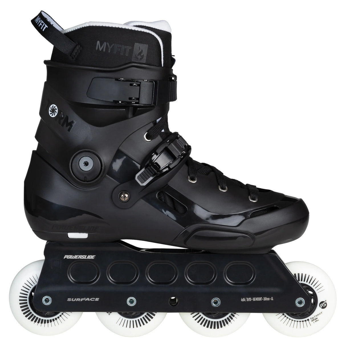 SKA908438 POWERSLIDE Storm Black 80 | 80mm 88A SHR ABEC 9 | Schwarz | 165mm Dual Point Mounting | Urban Inlineskates | Freestyle & Fitness Inlineskates| Urban Inlineskates Urban Inlineskate Freestyle Skates Fitness Inlineskates Inlineskates Sport Inline Skates Rollerblades Urban Inline Skating Urban Inline Skating Freeskates Trainng Skates Strecken Skates Trinity Skates Einsteiger Beginner Inlineskates Inliner Fitness Inliner City Skates Fitness Inliner Sport Skates Sport Inliner Rollerblades Rollerblading