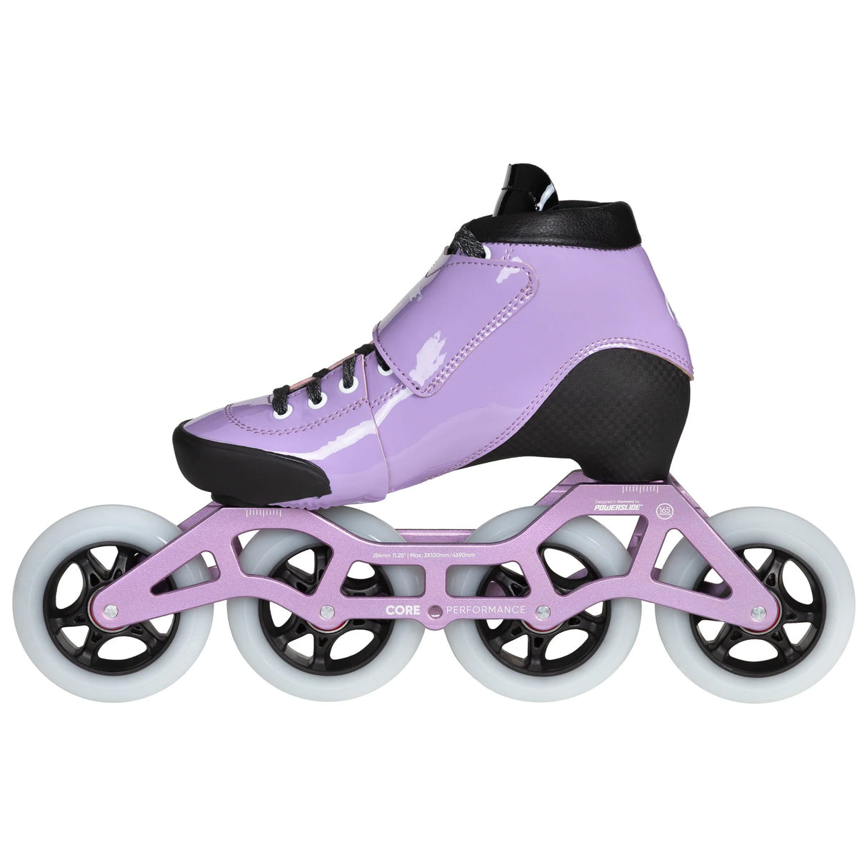 SKA904629 POWERSLIDE 3X adj. Evo Lavender | 165mm Dual Point Mounting | Größenverstellbar | Speed Inlineskates für Kinder | Inline Speed Skating | Inlineskates Trinity X Freestyle Inlineskates Inlineskates Weiß Lila Freestyle Inline Skating Slalom Skating Slalom Schiene Best Freestyle Skate Slalom Skate Powerslide Hardcore Evo Pro 90 2021 Slalom Frame Freestyle Frame Schienen Frames Speed Inline Skating Urban Inlineskates Trinity Trinity X Powerslide Trinity Schienen Trinity Frames Urban Inline Skating Urba