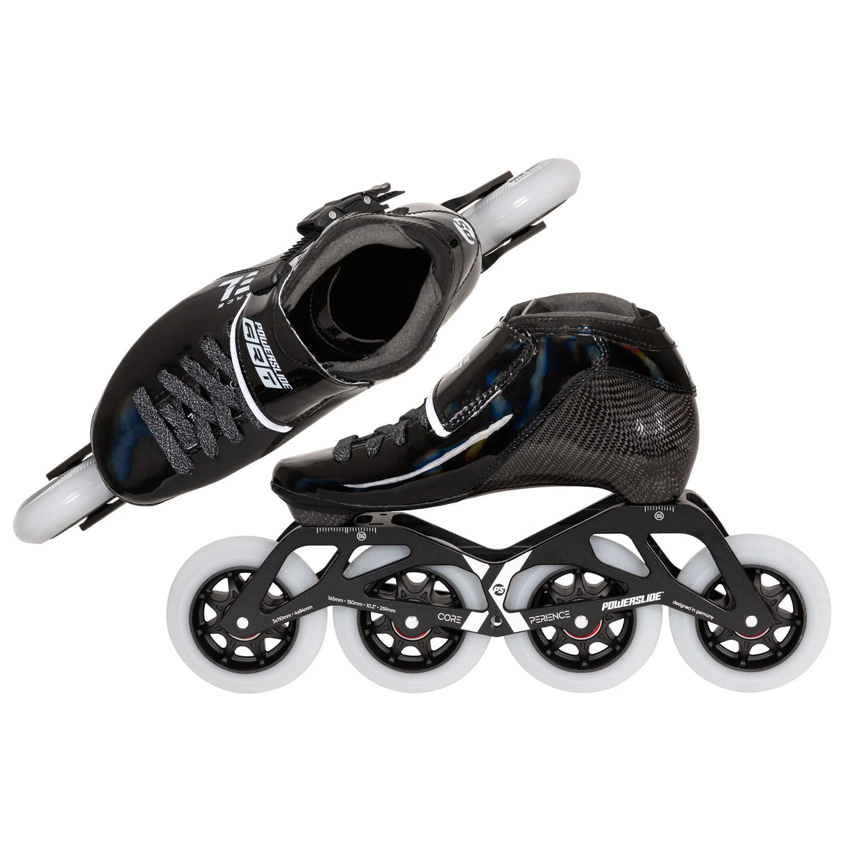SKA904636 POWERSLIDE Accel Race Black Kids | 165mm Dual Point Mounting | Größenverstellbar | Speed Inlineskates für Kinder | Inline Speed Skating | Inlineskates Trinity X Freestyle Inlineskates Inlineskates Weiß Lila Freestyle Inline Skating Slalom Skating Slalom Schiene Best Freestyle Skate Slalom Skate Powerslide Hardcore Evo Pro 90 2021 Slalom Frame Freestyle Frame Schienen Frames Speed Inline Skating Urban Inlineskates Trinity Trinity X Powerslide Trinity Schienen Trinity Frames Urban Inline Skating Urb
