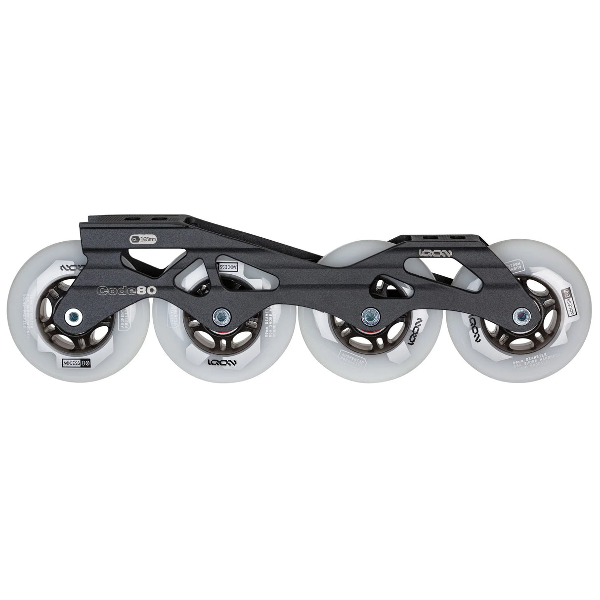 SKA20518 IQON Code 80 Complete 4x80mm 85A 243mm Komplettpaket | 165mm Dual Point Mounting | Urban Skating Classic Mounting Skating Urban Skating Powerblading Schiene aggressive frames powerblading frames speed frames ufs schinenen Inline Skating Black Freestyle Inline Skating Slalom Skating Slalom Schiene Slalom Frame Freestyle Frame Schienen Frames Speed Inline Skating Urban Inlineskates Trinity Trinity X Powerslide Trinity Schienen Trinity Frames Urban Inline Skating Urban Inline Skating Freeskates City S