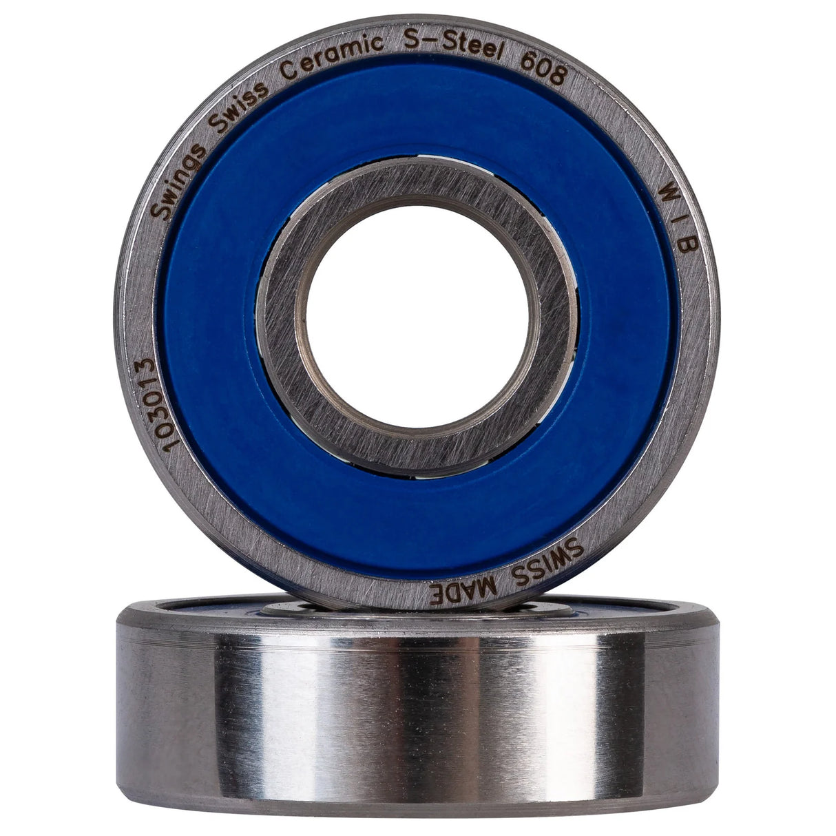 SWINGS Ceramic S-Steel 7 Balls ball bearings | High-quality ceramic bearings, the fastest in the world (as of 2024) | 16-pack | Type 608