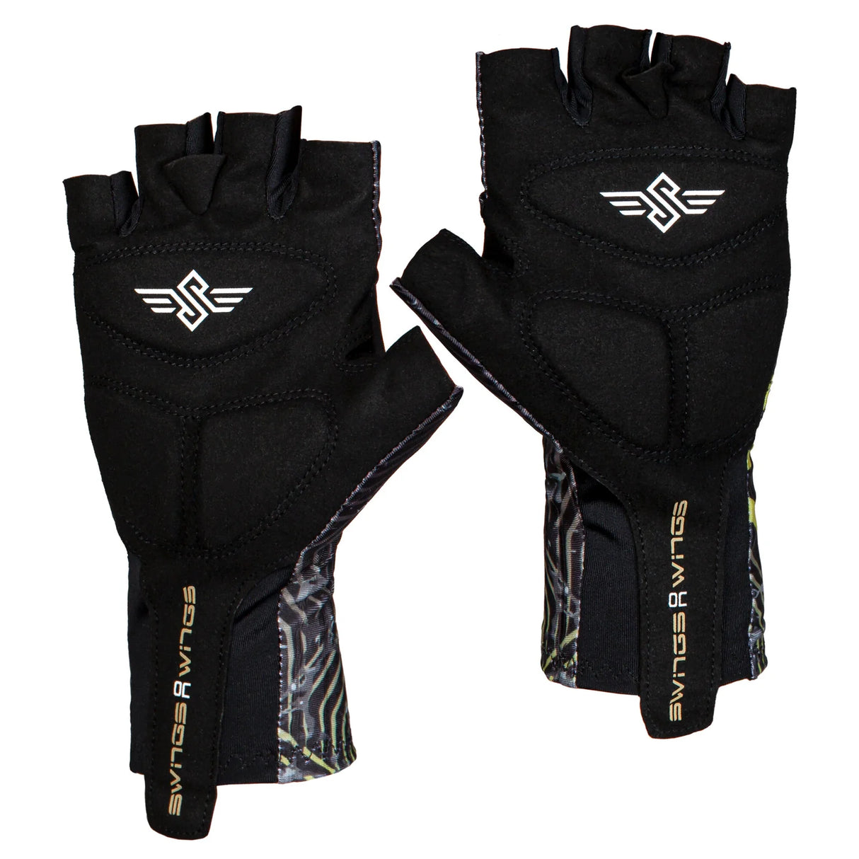 SWINGS Short Aero Gloves - Black | Gloves without plastic cap