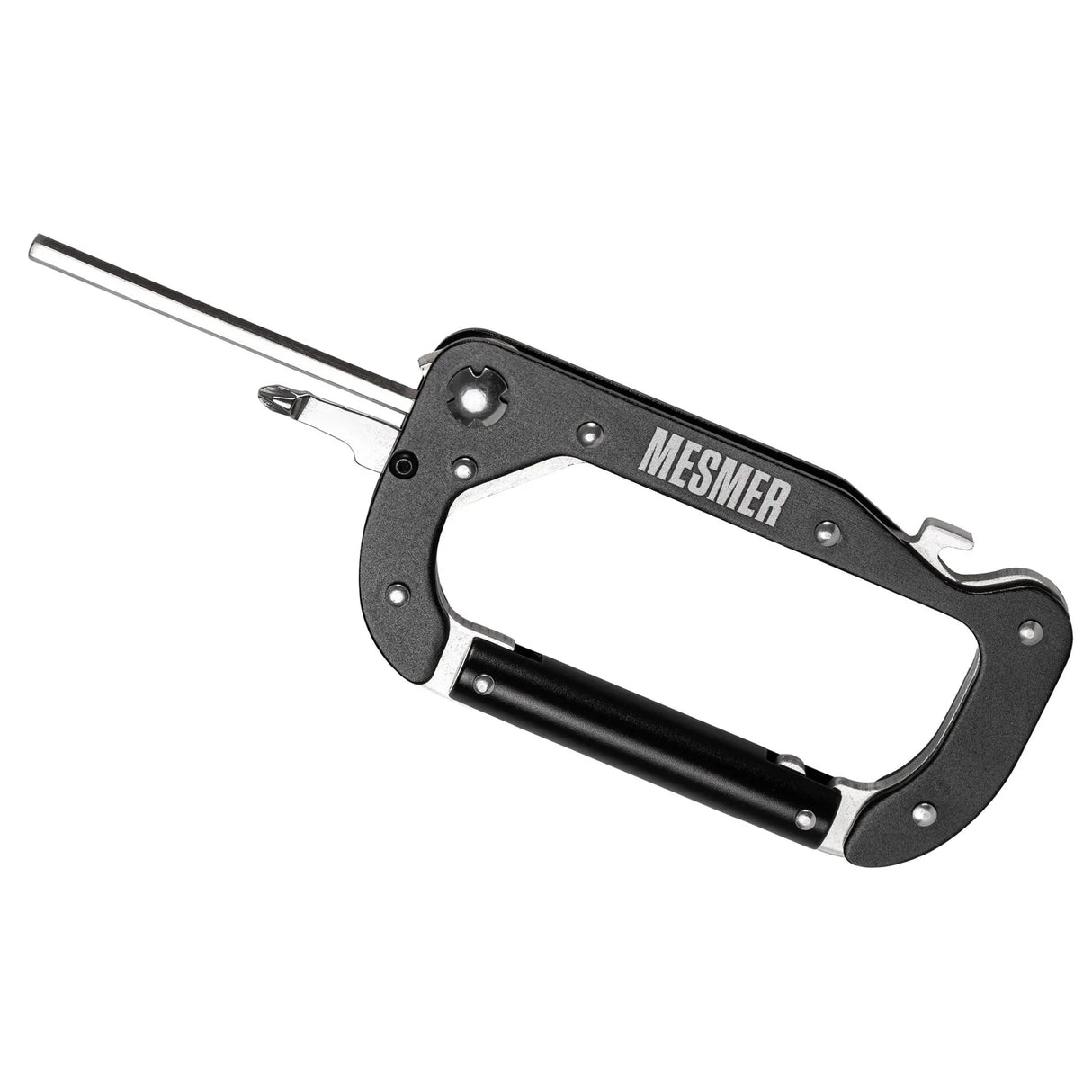 MESMER E-Clips Tool – Skate tool, carrying handle for inline skates and bottle opener in one | 4mm Hex + Phillips | Skate tool