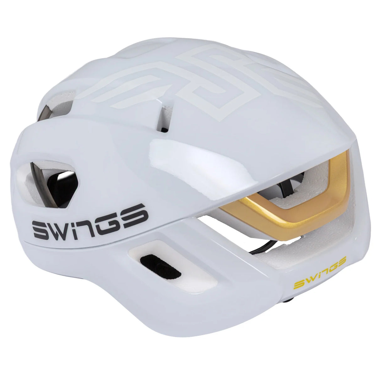 SWINGS Omen Racing Helmet – White | Lightweight & Size Adjustable – Speed Skating | Cycling, Racing & Fitness Skate Helmet
