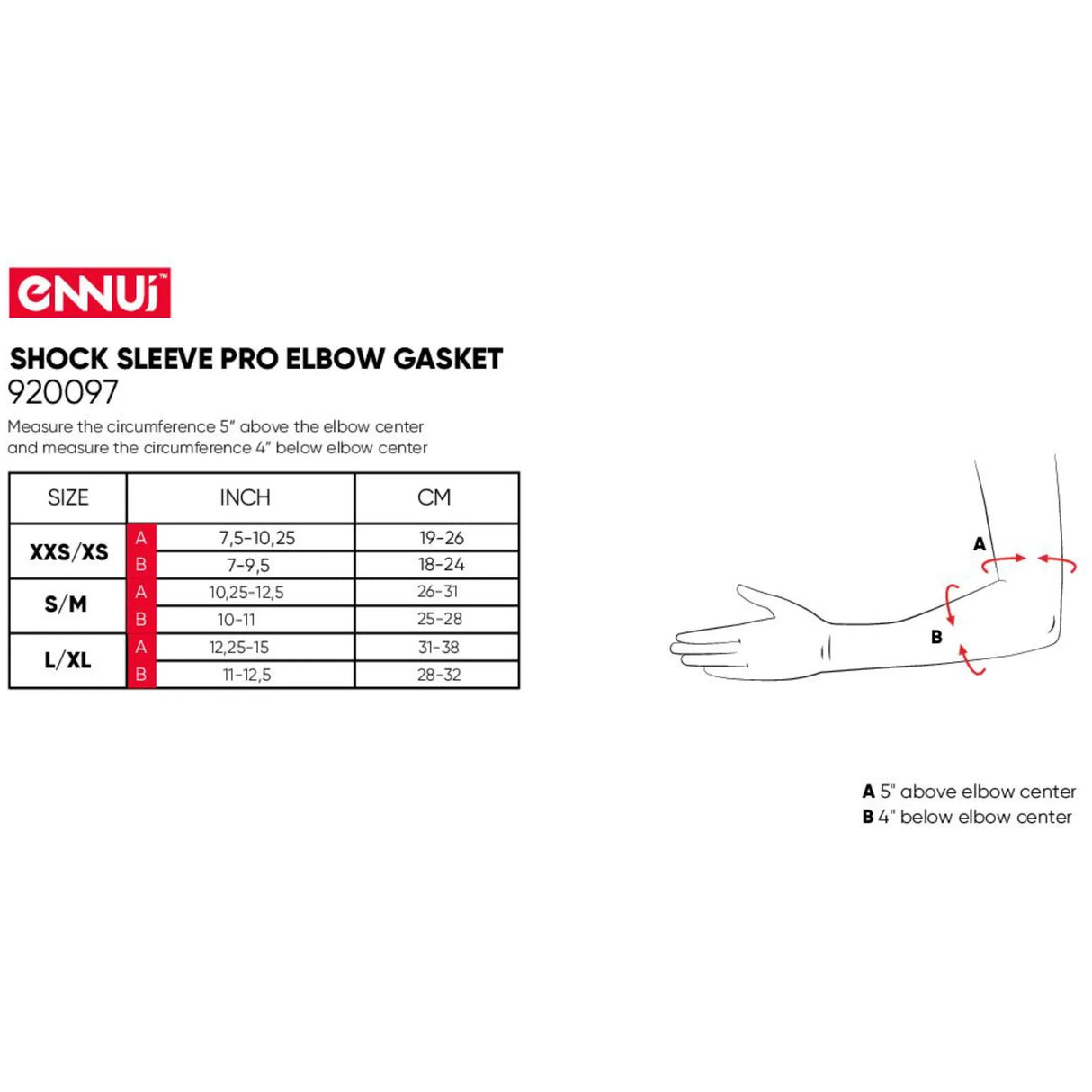 SKA920097 ENNUI Shock Sleeve Pro Elbow Gasket SkaMiDan Skateshop Weil am Rhein