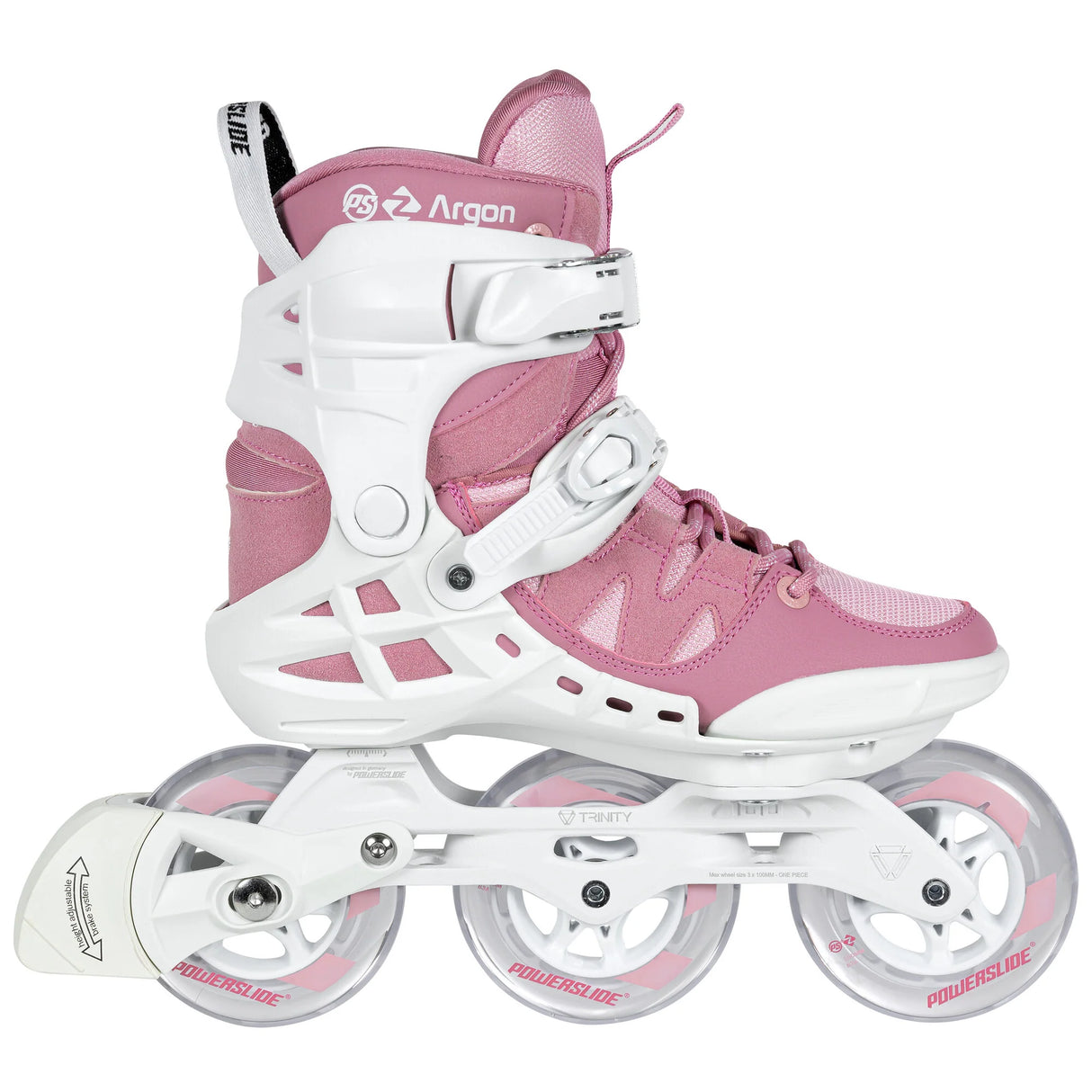 SKA940669 POWERSLIDE Phuzion Argon Rose 100 | Trinity X | Fitness Inlineskates Fitness Inline Skating Rollerblading Freizeitskates Freizeit Skating Inlinerfahren Inliner laufen Skating Rollerblades Inline Skateschule und Skateshop SkaMiDan Weil am Rhein Deutschland Germany