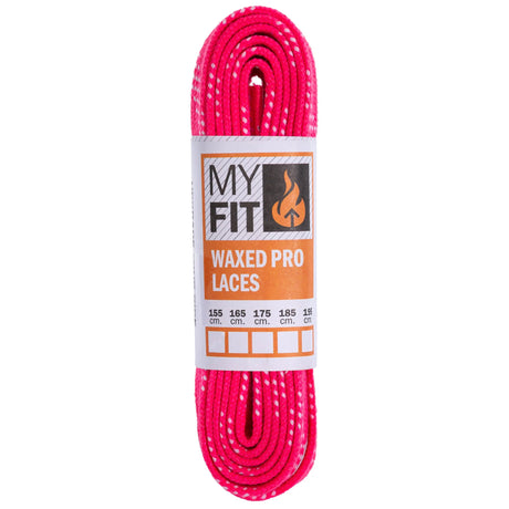 SKA940480 MYFIT Waxed Laces Pro Pink 140cm - 200cm für Inlineskates Rollerblades inline skating Freestyle Powerslide Tau Inlineskates Rollerblades Powerslide Skates Powerslide Hardcore Evo Inliner Skateschule und Skateshop Weil am Rhein SkaMiDan Deutschland Germany Lörrach Freiburg Basel