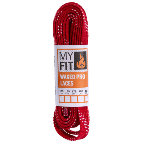 SKA940483 MYFIT Waxed Laces Pro Red 140cm - 200cm für Inlineskates Rollerblades inline skating Freestyle Powerslide Tau Inlineskates Rollerblades Powerslide Skates Powerslide Hardcore Evo Inliner Skateschule und Skateshop Weil am Rhein SkaMiDan Deutschland Germany Lörrach Freiburg Basel