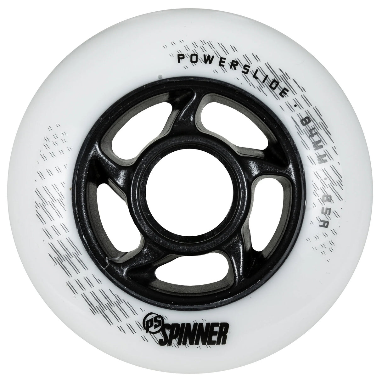 SKA905324 POWERSLIDE Spinner Wheels 84mm 85A White Inliner Rollen Inlineskates Reifen Inliner Skateschule und Skateshop Weil am Rhein SkaMiDan