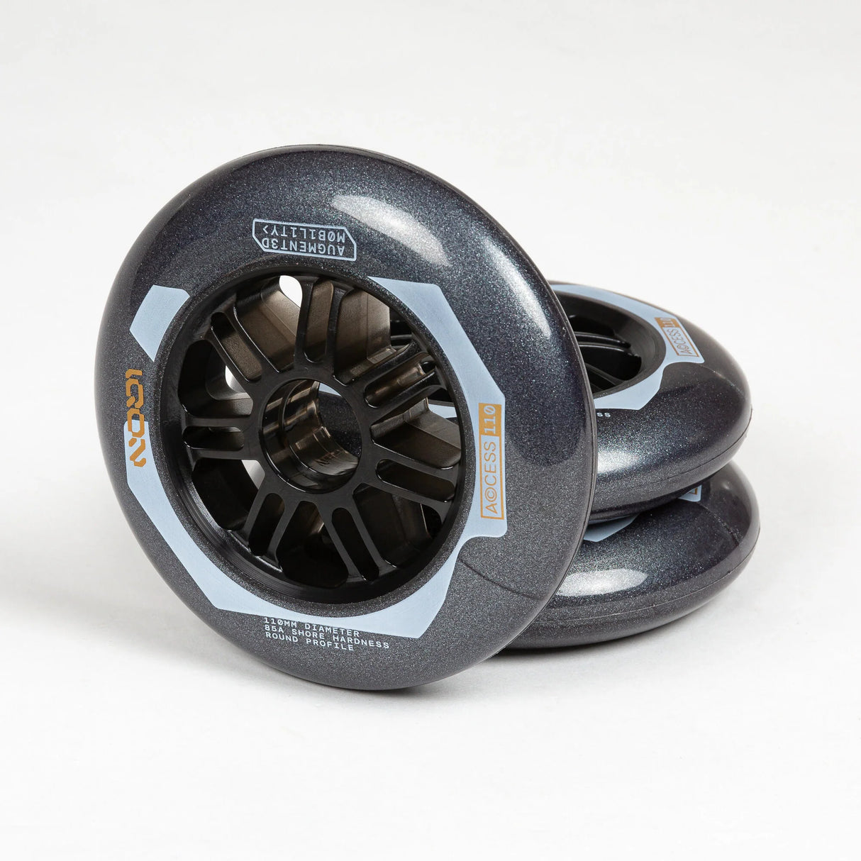 SKA30400 IQON Access Combo 100 Dark Grey Wheels | 100mm 85A | Dunkelgrau | RTR inkl. Kugellager + Spacer | 3-Pack | Urban Inline Rollen Urban & Freestyle Inline Rollen Aggressive Inline Rollen | 4-Pack | Aggressive Inline Rollen Aggressive Inline Rollen Inline Rollen Urban Inline Rollen Edition Urban Inline Rollen Aggressive Inline Rollen Urban Inline Rollen Fitness Inline Rollen für Inliner Stuntrollen Rollerblades Rollerblading Aggressive Inline Skating Aggressive Inline Skating Rollerblading Blading Inli