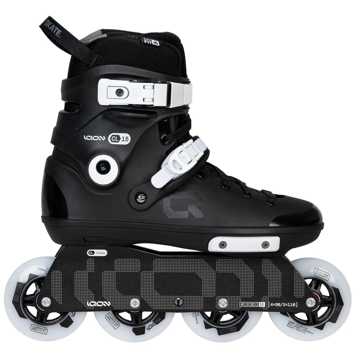 SKA10606 IQON CL 15 Black 4x90mm | Optional 3x110mm | 165mm Dual Point Mounting | Urban Inlineskates Urban Inlineskate Freestyle Skates Fitness Inlineskates Inlineskates Sport Inline Skates Rollerblades Urban Inline Skating Urban Inline Skating Freeskates Trainng Skates Strecken Skates Trinity Skates Einsteiger Beginner Inlineskates Inliner Fitness Inliner City Skates Fitness Inliner Sport Skates Sport Inliner Rollerblades Rollerblading Lörrach Freiburg Basel Inliner Skateschule und Skateshop Weil am Rhein