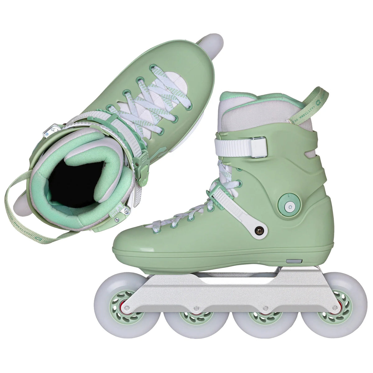 SKA10609 IQON CL 15 Green 4x90mm – Grün | 165mm Dual Point Mounting | Freeride & Urban Inlineskates freeskates free skate freeride city skates inliner rollerblades hardboot hardshell hartschalen skate skamidan weil am rhein deutschland lörrach freiburg basel skamidan skateshop