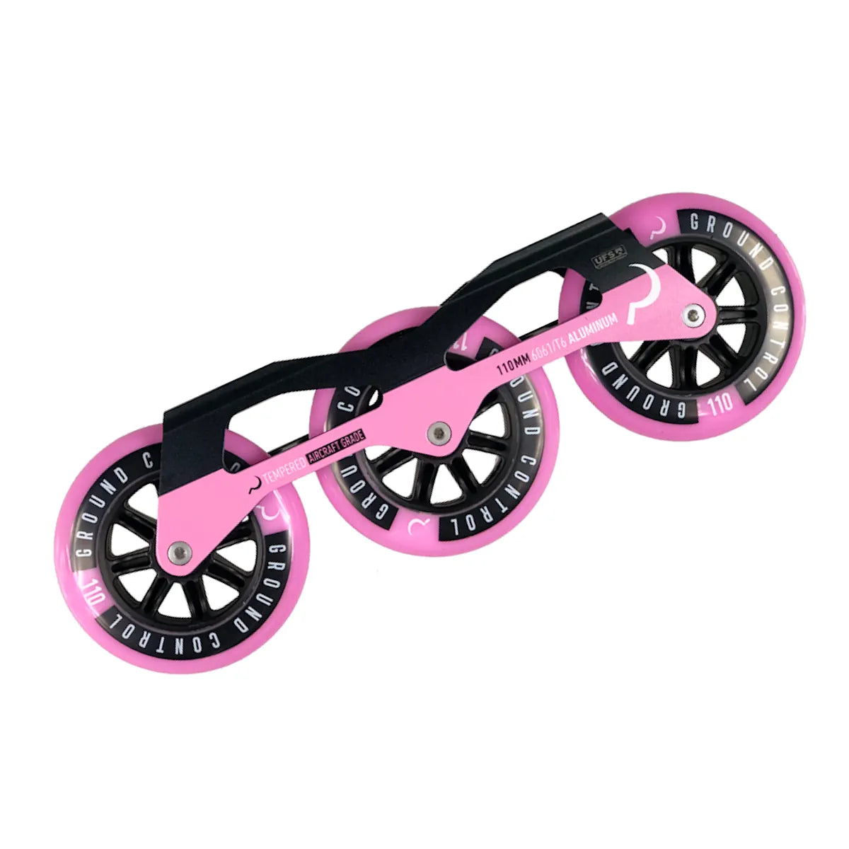 SKA15-GCFSV-110.pink/255 Ground Control GC TriSkate V3 110mm 85A Frames | pink | 3x 110mm Komplettpaket | UFS Mounting | Urban Inline Rahmen | Fitness & Urban Inline Skating Inline Skating | Urban Inline Skating Frames Rahmen für inline Skates Frames for inline Skating Urban Inline Skating Frames Inliner Rahmen für das urbane Gelände Lörrach Freiburg Basel Inliner Skateschule und Skateshop Weil am Rhein SkaMiDan Deutschland Germany