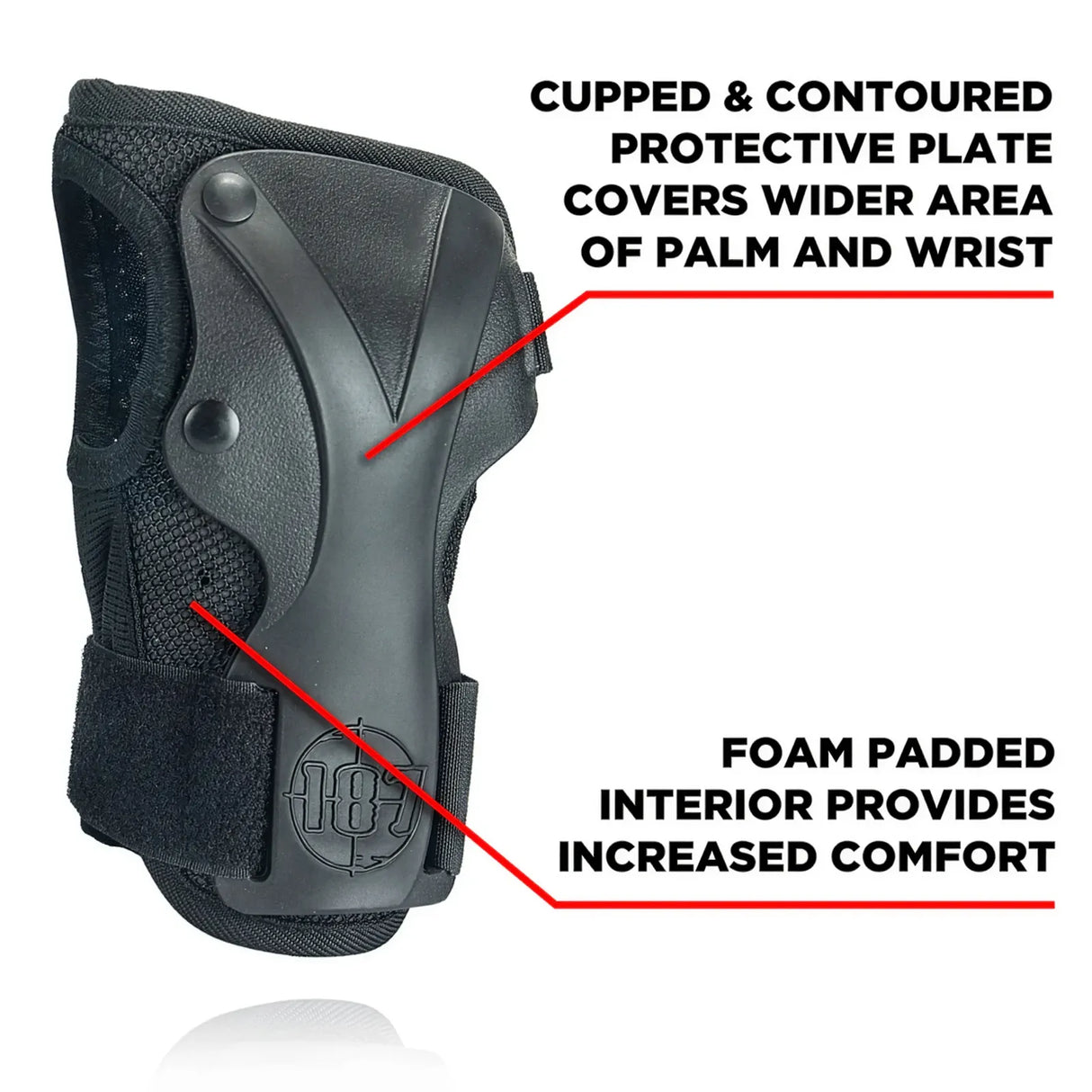 SKA187-PWR-1000 187 KILLER PADS Derby Wrist Handgelenkschützer | Handgelenkschoner mit extra breiten Schutzkappen | City Wrist Brace Handgelenkschoner | Pro Handgelenkschützer | Schienbeinschoner Socken | Polster Hose | Protektoren Helm Protector Helmet Skater Schutzausrüstung Skate Protective equipment Handgelenkschoner Knieschützer Ellenbogen Polster Schienguards Schienbeinschoner | Lörrach Freiburg Basel Inliner Skateschule und Skateshop Weil am Rhein SkaMiDan Deutschland Germany