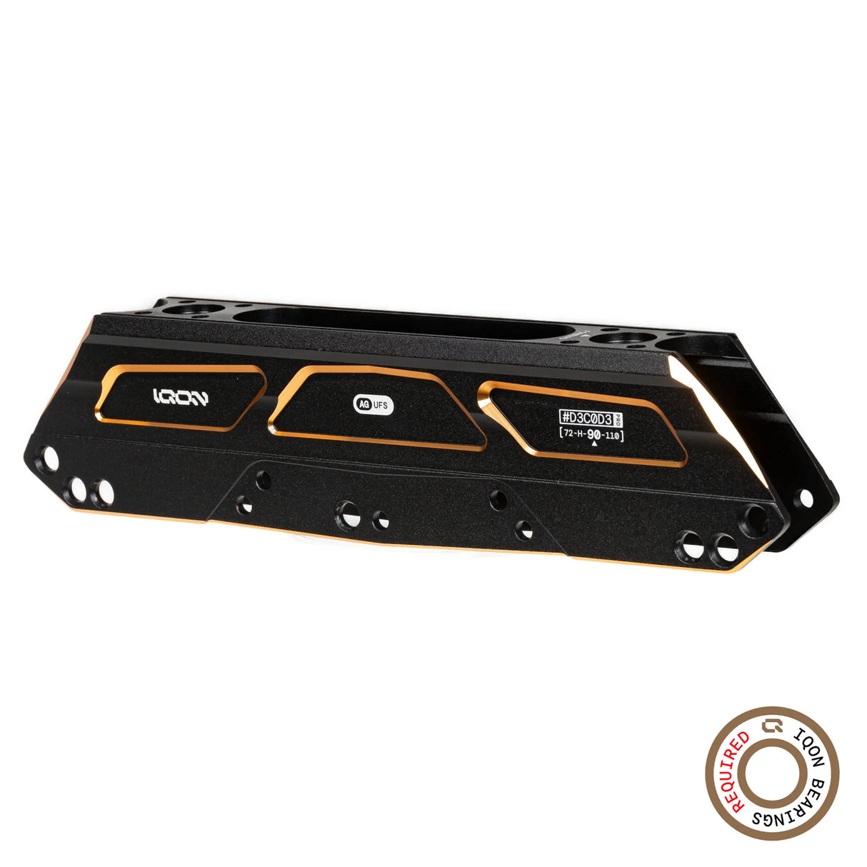 SKA20113 IQON AG Decode Pro 90 Dark Combo | Black | UFS Mounting | Urban & Wizard Skating | Aggressive Inline Skating | Urban Inline Skating Frames Rahmen für inline Skates Frames for inline Skating Urban Inline Skating Frames Inliner Rahmen für das urbane Gelände Lörrach Freiburg Basel Inliner Skateschule und Skateshop Weil am Rhein SkaMiDan Deutschland Germany