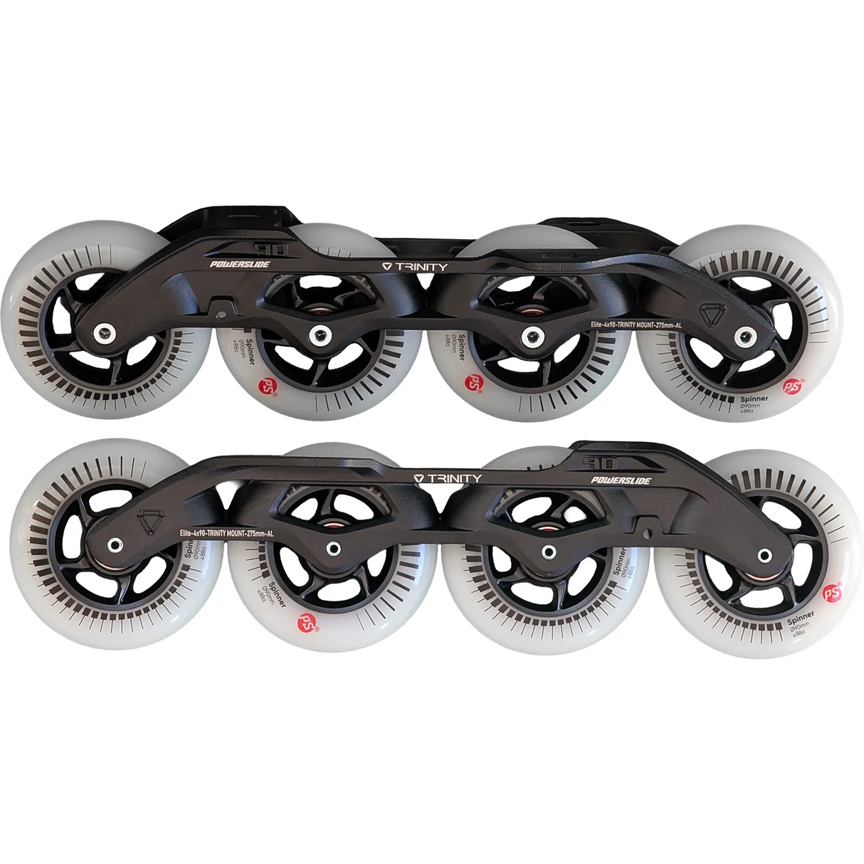 SKA27588 POWERSLIDE Trinity Elite Casted AL RTR – Spinner 4× 90 mm 275mm – Wicked ABEC 9 | Trinity Mounting | Fitness & Urban Inline Skating Rahmen für inline Skates Frames for inline Skating Urban Inline Skating Frames Inliner Rahmen für das urbane Gelände Lörrach Freiburg Basel Inliner Skateschule und Skateshop Weil am Rhein SkaMiDan Deutschland Germany