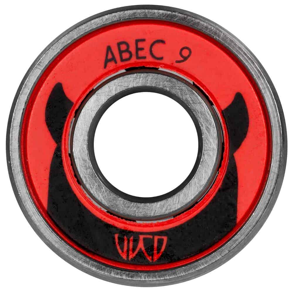 WICKED ABEC 9 Freespin Ball Bearings | Chrome steel | Type 608