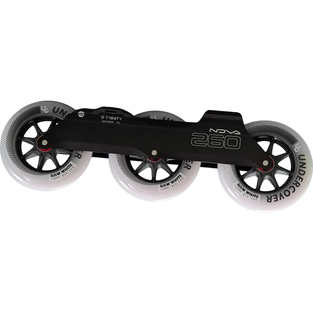 SKA326085 POWERSLIDE Nova Frame 3x110mm 260mm + Undercover Wheels 3×110mm 85a | Schwarz | Urban Inline Skating | Urban Inline Skating Frames Rahmen für inline Skates Frames for inline Skating Urban Inline Skating Frames Inliner Rahmen für das urbane Gelände Lörrach Freiburg Basel Inliner Skateschule und Skateshop Weil am Rhein SkaMiDan Deutschland Germany