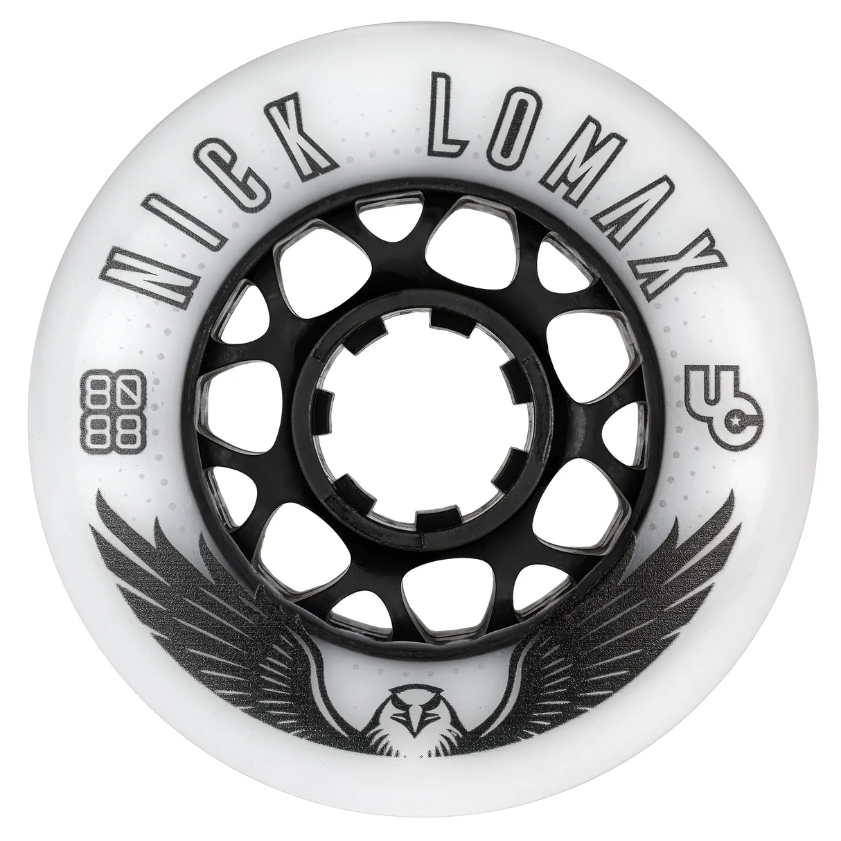 SKA406367 UNDERCOVER Nick Lomax Pro Wheels – 80mm 88A – Weiß-Schwarz | Undercover Rollen | Fitness, Freestyle & Urban Inline Rollen Inliner Freeride Wheels Rollerblading Downhill Inline Skating Skateschule Skateshop Weil am Rhein SkaMiDan Lörrach Freiburg Basel Deutschland Germany