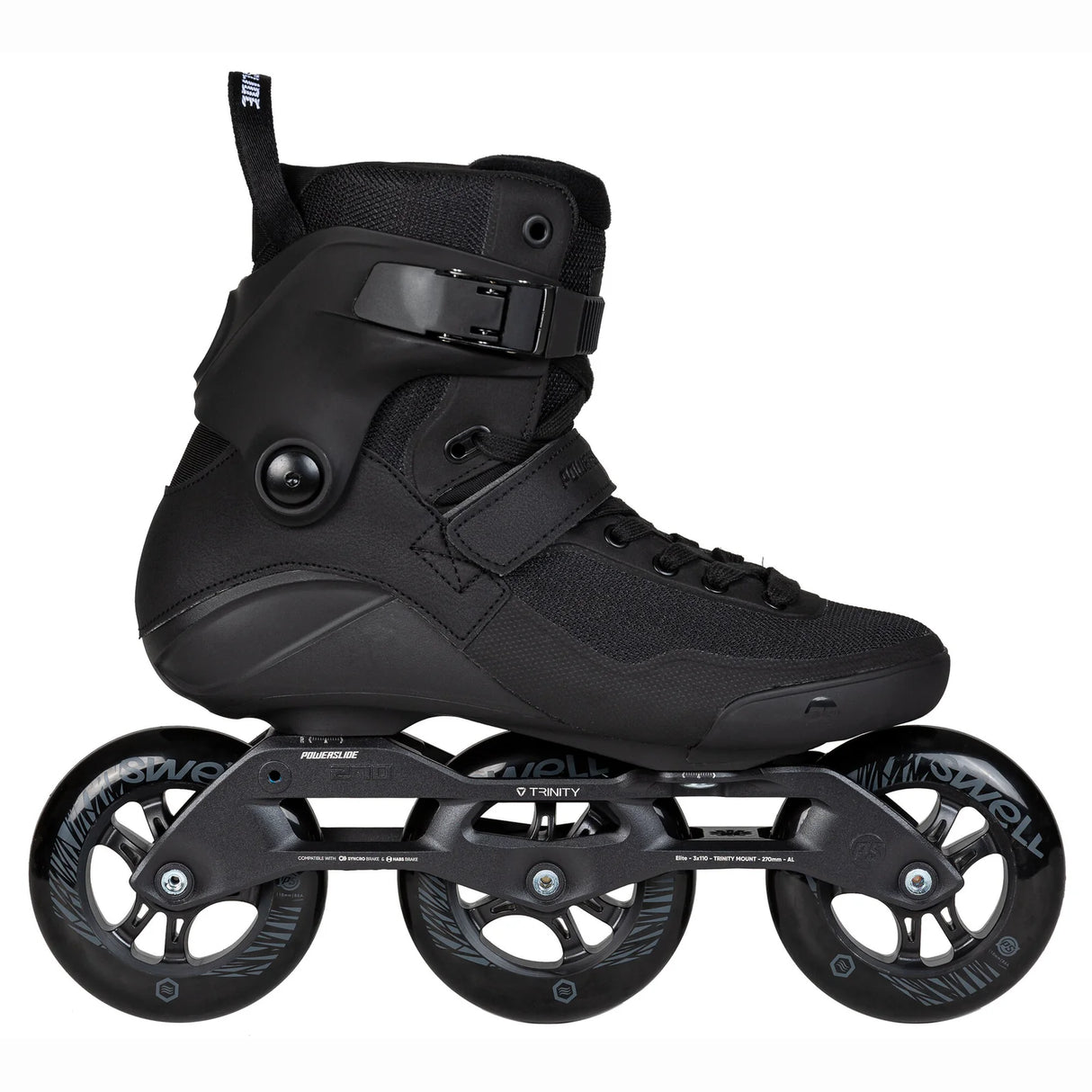 SKA510038 POWERSLIDE Swell 110 Triple Black | Trinity Mounting | Performance Fitness Inlineskates Freeskates Trainng Skates Strecken Skates Trinity Skates Einsteiger Beginner Inlineskates Inliner Fitness Inliner City Skates Fitness Inliner Sport Skates Sport Inliner Rollerblades Rollerblading Lörrach Freiburg Basel Inliner Skateschule und Skateshop Weil am Rhein SkaMiDan Deutschland Germany