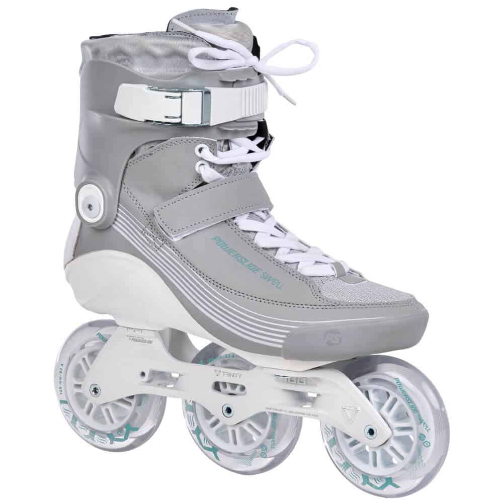 POWERSLIDE Swell Glacier Lake 100 | 3D Adapt | Trinity X | Fitness Inline Skates