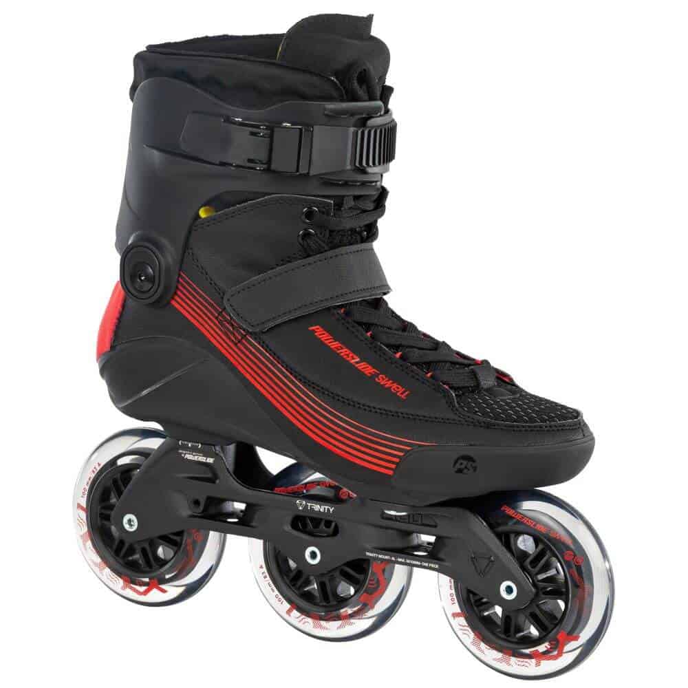 POWERSLIDE Swell Black 100 | 3D Adapt | Trinity Mounting | Fitness Inline Skates