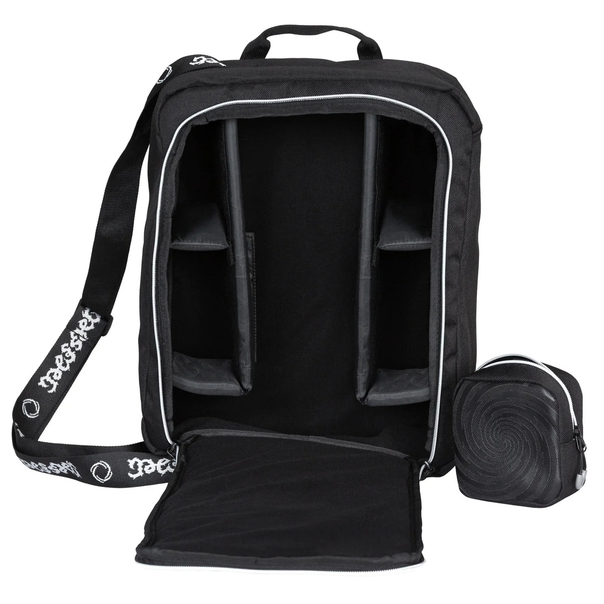 SKA61027 MESMER Crossover Pro Bag – Backpack – Schwarz | Skaterucksack mit Halterungen für Inlineskates + Co. | Zubehör für Inline Skating | Inline Skating Fitness Inline Skating Urban Inline Skating | Aggressive inline Skating | Lörrach Freiburg Basel Inliner Skateschule und Skateshop Weil am Rhein SkaMiDan Deutschland Germany