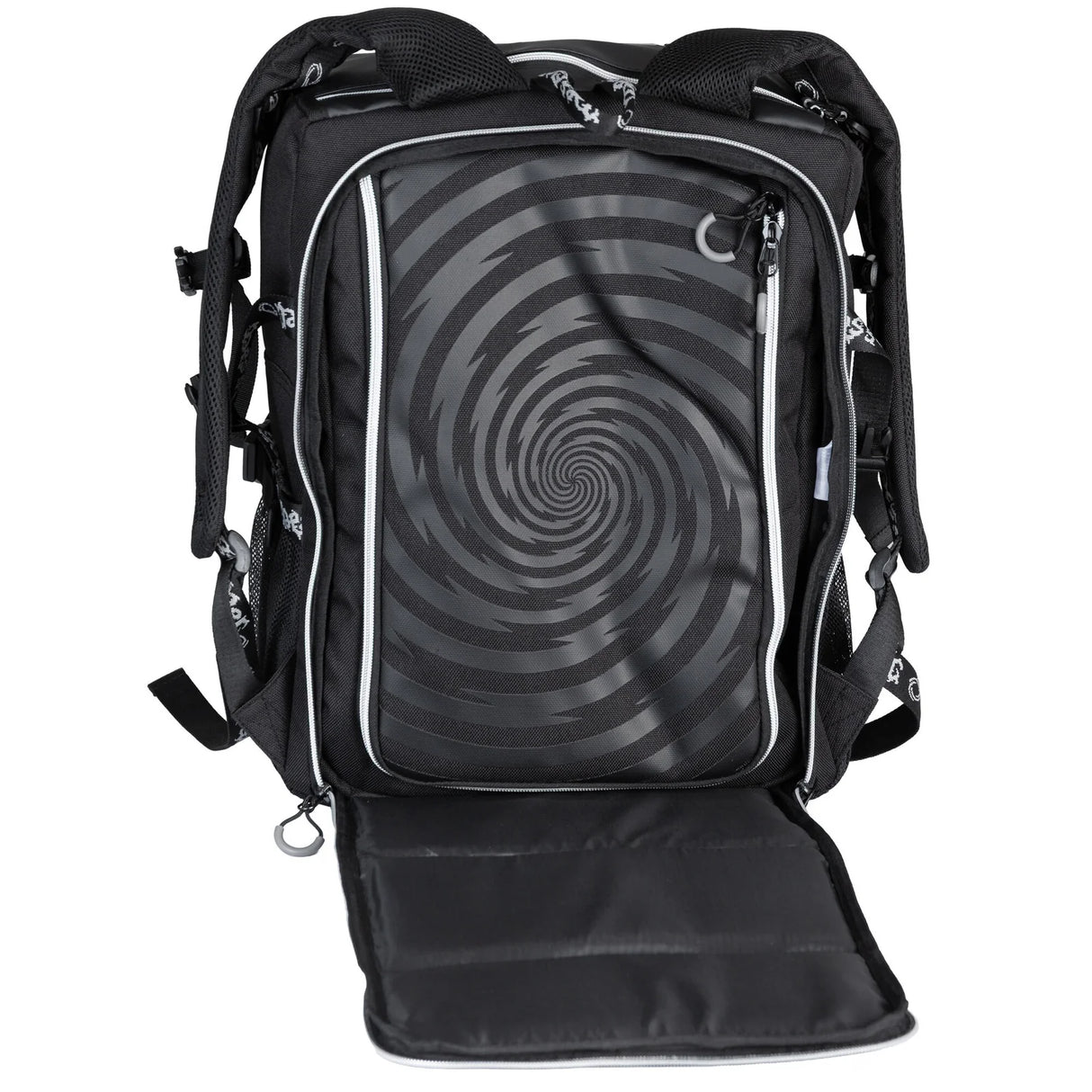 SKA61027 MESMER Crossover Pro Bag – Backpack – Schwarz | Skaterucksack mit Halterungen für Inlineskates + Co. | Zubehör für Inline Skating | Inline Skating Fitness Inline Skating Urban Inline Skating | Aggressive inline Skating | Lörrach Freiburg Basel Inliner Skateschule und Skateshop Weil am Rhein SkaMiDan Deutschland Germany