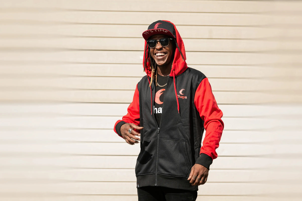 SKA810762 CHAYA Logo Zip Hoodie | Black & Red | Unisex | Clothing Pants Skate Pants Inliner Pants Skating Pants Shorts Pants Protectors Protective Robust Pants Rockin Frames Rockin' Frames Rockin' Rocking Frames Rocking Wizard Skating Inline Wizard Mushroom Rollerblading Wizard Blading Wizzard Skating Wizard Frames Wizard Wizard Wizzard Frames Wizzard Wizzard Mushroom Frames Mushroom Mushwroom Inliner Sport Skates Sport Inliner Rollerblades Rollerblading Lörrach Freiburg Basel Inliner Skate school Skating