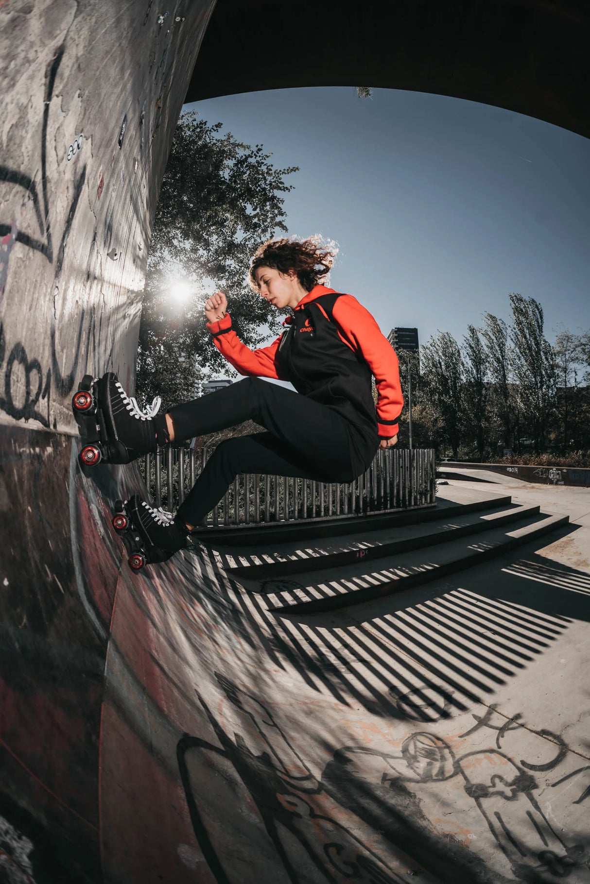 SKA810762 CHAYA Logo Zip Hoodie | Black & Red | Unisex | Clothing Pants Skate Pants Inliner Pants Skating Pants Shorts Pants Protectors Protective Robust Pants Rockin Frames Rockin' Frames Rockin' Rocking Frames Rocking Wizard Skating Inline Wizard Mushroom Rollerblading Wizard Blading Wizzard Skating Wizard Frames Wizard Wizard Wizzard Frames Wizzard Wizzard Mushroom Frames Mushroom Mushwroom Inliner Sport Skates Sport Inliner Rollerblades Rollerblading Lörrach Freiburg Basel Inliner Skate school Skating